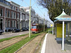 Tram at Koningskade, The Hague