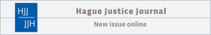 New issue Hague Justice Journal online